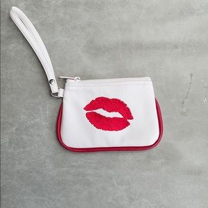 Embroidered lip bag